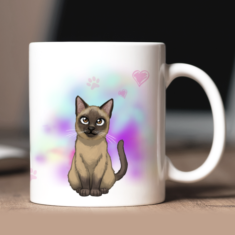 Personalized Thaï mug with avatar and custom text
