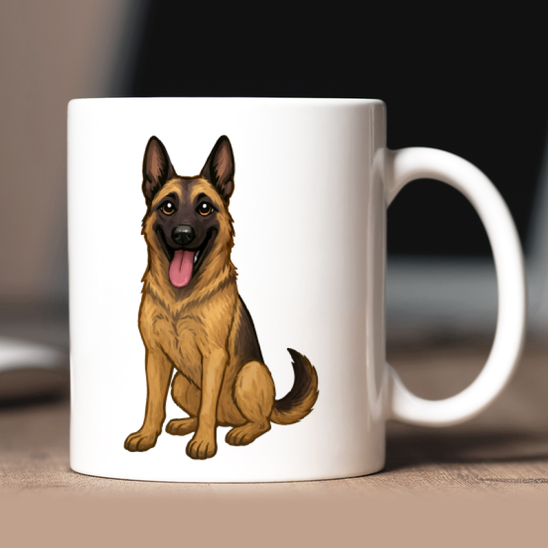 Personalized Malinoi smug with avatar and custom text