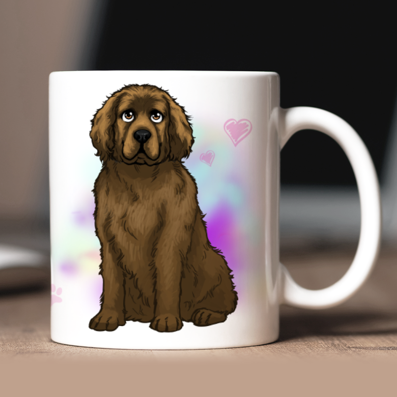 Personalized Newfoundland mug with avatar and custom text