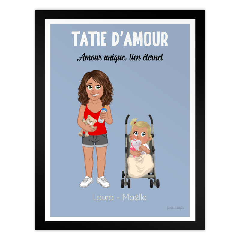 Personalized Aunt Poster – A Heartwarming Gift for Aunts