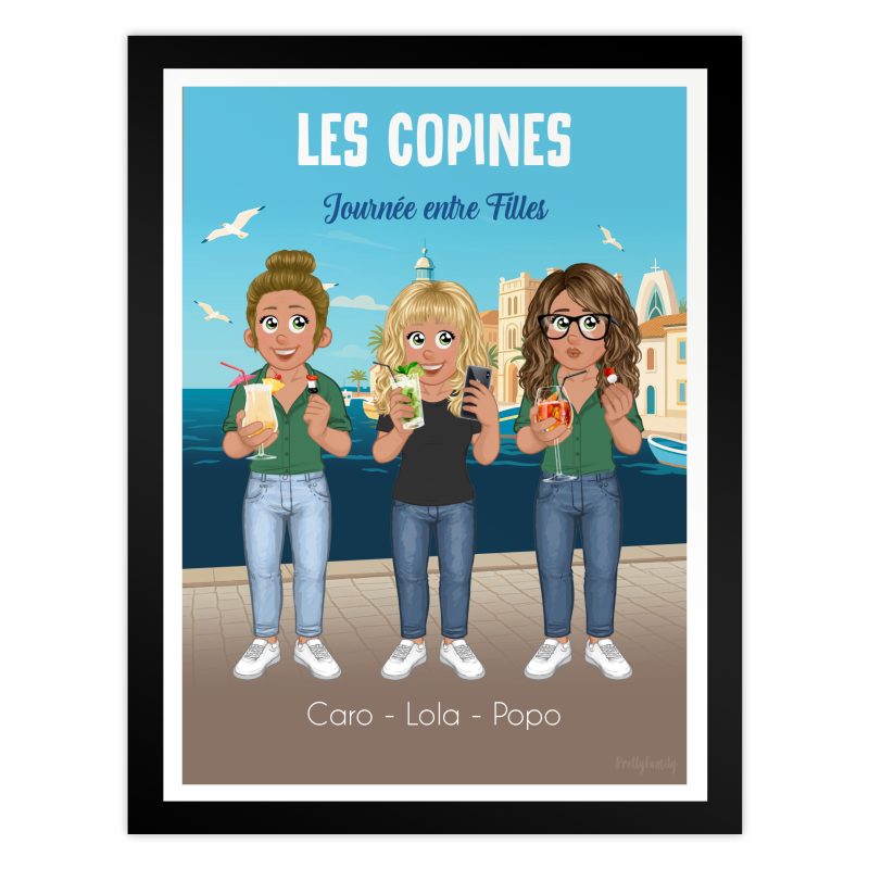 Personalized Poster Our Vacation – Girls Trip